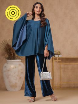 B'Infinite - Celestial Velvet Co-Ord (Set of 2)