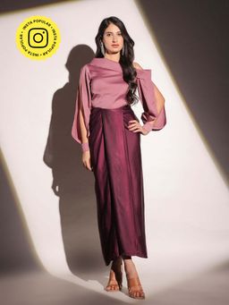B'Infinite - Rasin Blush Pink Top and Skirt (Set of 2)