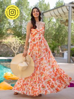B'Infinite - Orange Blossom Long Dress