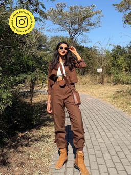 B'Infinite - Espresso Brown Co-Ord (Set of 2)