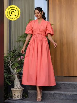 B'Infinite - Tangerine Slay Orange Dress