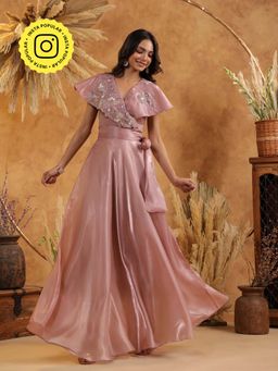 B'Infinite - Mauve Serenity Embellished Gown