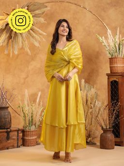 B'Infinite - Sunshine Yellow Aura Flow Gowns