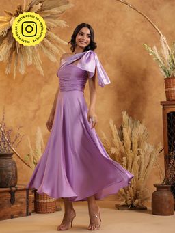 B'Infinite - Lavender Grace Bow Dress