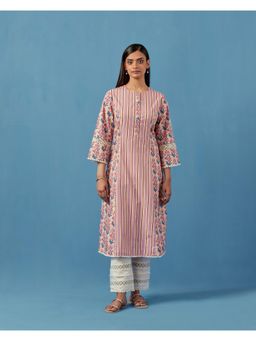 Sage Saga - Malhaar Kurta Pale Pink (Set of 2)