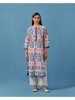 Sage Saga - Kainoosh Kurta Pink (Set of 2)