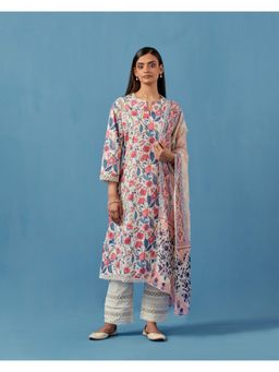 Sage Saga - Kala Kurta with Dupatta Pink (Set of 3)
