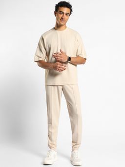 Nobero - Beige Solid Co-Ord Set