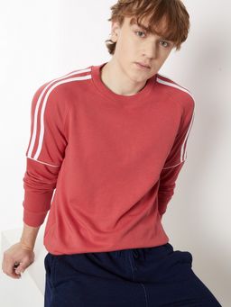 max - Red Side Striped Sweatshirt