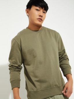 max - Green Urbn Knit Sweatshirt