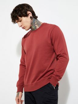 max - Red Urbn Knit Sweatshirt