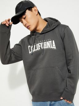 max - Grey Urbn Printed Hoodie