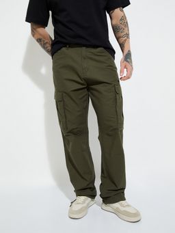 max - Green Urbn Textured Cargos