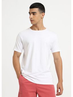 Banana Club - White Plain Crew Neck T-Shirt