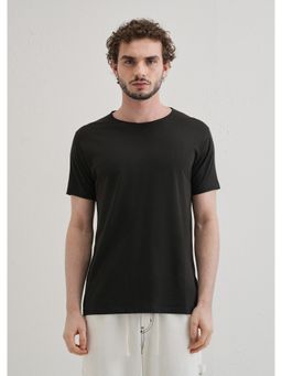 Banana Club - Shadow Grey Plain Crew Neck T-Shirt