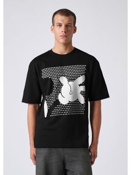 Banana Club - Black Oversized T-Shirt