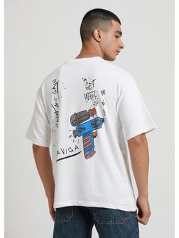 Banana Club - Ghost White Oversized T-Shirt