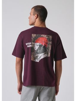 Banana Club - Wine Oversized T-Shirt