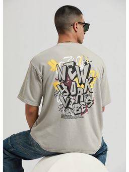 Banana Club - Heather Grey Oversized T-Shirt
