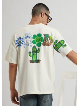 Banana Club - Warm White Oversized T-Shirt