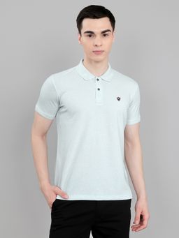 Monte Carlo - Blue Regular Fit Half Sleeve Collar Polo T-Shirt