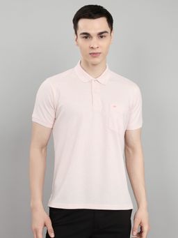 Monte Carlo - Pink Regular Fit Collar Polo T-Shirt