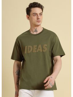 Banana Club - Ideal Fusion Olive Oversized T-Shirt