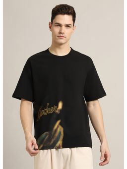 Banana Club - Fantastic Black Oversized T-Shirt