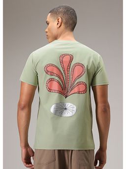 Banana Club - Clover Green Printed T-Shirt