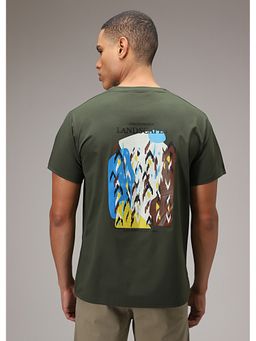 Banana Club - Olive Printed T-Shirt