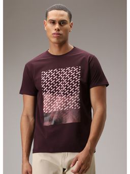 Banana Club - Wine Printed T-Shirt
