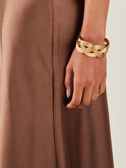 Accessorize London - Women Plaited Textured Cuff