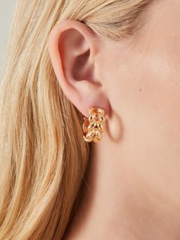 Accessorize London - Women Gold Plait Hoop Earrings Pack of 3