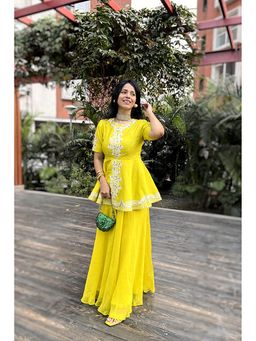 Leela by A - Yellow Co-Ord Set