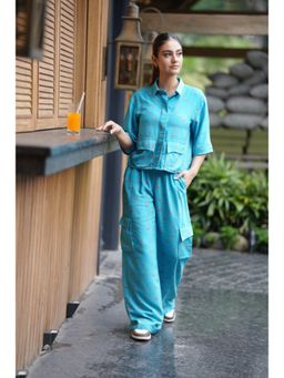 Leela by A - Blue Co-Ord Set