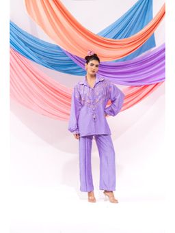 Leela by A - Purple Co-Ord Set