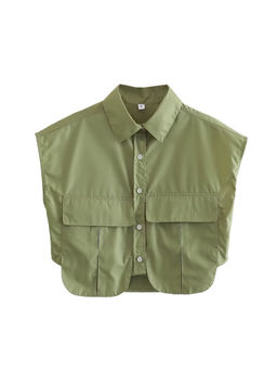 Miakee - Runyx Olive Cargo Crop Shirt