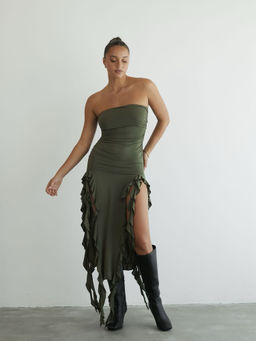 Miakee - Aliza Olive Mini Dress