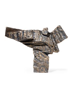 Ashnam - Modern Stone Finish Martial Art Sculpture Figurine for Home/Office Art Decor