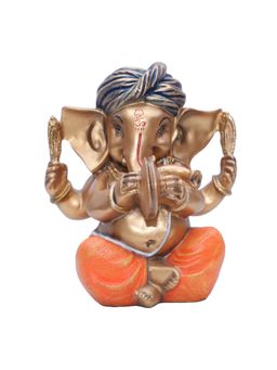 Ashnam - Pagadi Manjira Music Ganesha Orange