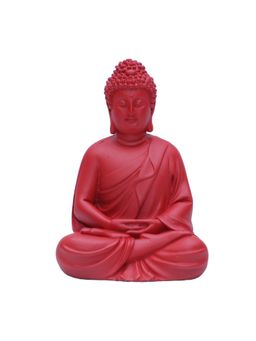 Ashnam - Small Meditating Buddha Red
