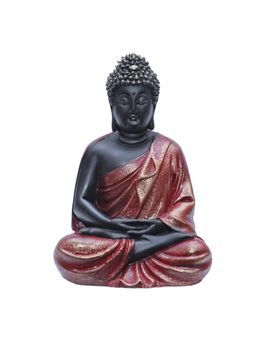 Ashnam - Small Meditating Buddha Red