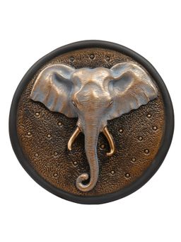 Ashnam - Elephant Head Wall Art Multicolor