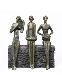 Ashnam - Musical Figurine Showpiece Green