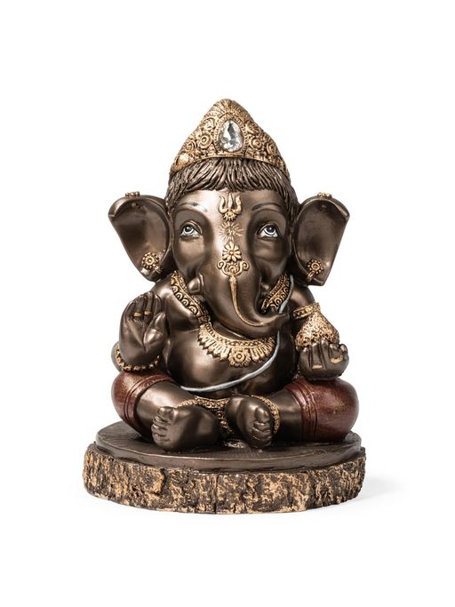 Ashnam Baal Ganesha Showpiece Bronze Brown