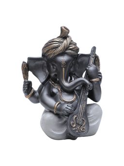 Ashnam - Pagadi Sitar Music Ganesha Metallic Grey