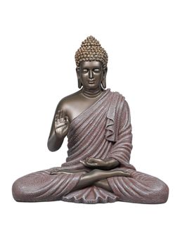 Ashnam - Blessing Buddha Decorative Showpiece Bronze Brown