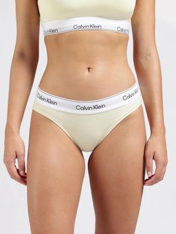Calvin Klein - Yellow Cotton Solid Hipster