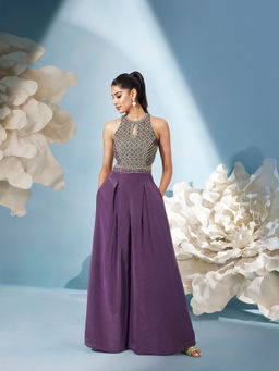 Qunic - Purple Orchid Dust Jumpsuit