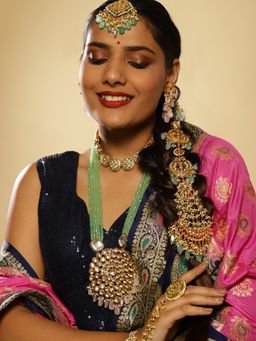 Ruby Raang Studio - Kundan Beaded Braid